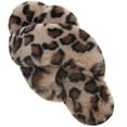 thumbnail image 2 of VONMAY Women's Slippers Plush Cross Band Open Toe Slides Fuzzy SPA House Slippers, 2 of 6