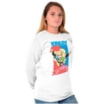 thumbnail image 4 of XOMG POP Band Kinley Cartoon Fan Women Plus Size Long Sleeve Tee Brisco Brands 2X, 4 of 5