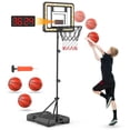 thumbnail image 1 of Canasta de baloncesto interior para niños Flybakiz con marcador y temporizador, 1 of 9