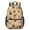 French Bulldog Orange Pattern, variant on Boston Terrier Orange Pattern 17" Waterproof Oxford School Backpacks for Teens, S-Shape Padded Straps, for School, Travel, Hiking, Camping