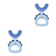 thumbnail image 2 of Seitruly Cepillos de en forma de U para niños, herramienta de limpieza de de 360 ​​grados con mango, cepillos de cuidado bucal de Type2 NO2 Seitruly CBP192765, 2 of 6