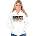 thumbnail image 3 of XOMG POP Music Cartoon Band Members Women Plus Size Zipper Hoodie Brisco Brands 2X, 3 of 5
