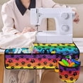 thumbnail image 4 of HELLHERO Rainbow Paw Print Sewing Machine Mat Beautiful & Practical Fusion Waterproof Scratches Proof for Most Sewing Machines, Christmas, 4 of 5
