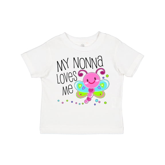 Inktastic My Nonna Loves Me Cute Dragonfly Boys or Girls Toddler T-Shirt
