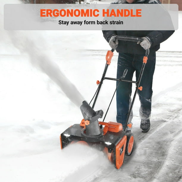 VOLTASK 48V Cordless Snow Shovel 20-inch Brushless Electric Snow