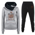 thumbnail image 1 of Puntoco Conjunto de dos piezas de suéter y pantalones estampados de manga larga con capucha y cuello redondo para mujer Puntoco Puntoco-4208, 1 of 2