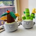 thumbnail image 5 of Muñeco de Peluche de Simulación de Plantas Suculentas en Macetas, Almohada de Flores en Maceta, Decoración Suave para la Mesita de Noche A, 5 of 5