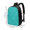 thumbnail image 4 of YFYANG 17" Laptop Backpack, Vintage Green Geometric Pattern Fashion Travel Work Backpack with USB and Headphone Cable Interface for Men and Women, 4 of 8