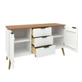 thumbnail image 4 of Alice Sideboard 3 Drawers 2 Doors White - by From the Tree Furniture, 4 of 5