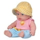 thumbnail image 3 of Muñeca bebé renacida de 8 pulgadas, cuerpo completo de vinilo, realista, suave, recién nacida, color rosa, 3 of 14
