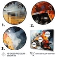 thumbnail image 3 of Designart "Abstract Train Translucent flow I" Transportation Floater Framed Wall Decor, 3 of 7