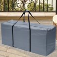 thumbnail image 7 of FNNMNNR Outdoor Cushion Storage Bag Waterproof Zippered Storage Bags with Handles Patio Furniture Covers Christmas Tree Storage Bag (Grey), 7 of 7
