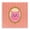Pink Cat Portrait_v1, variant on Stupell Industries Contemporary Whimsical Patterned Cat Black Floating Frame Canvas Art, 18 x 18, by Melissa Averinos