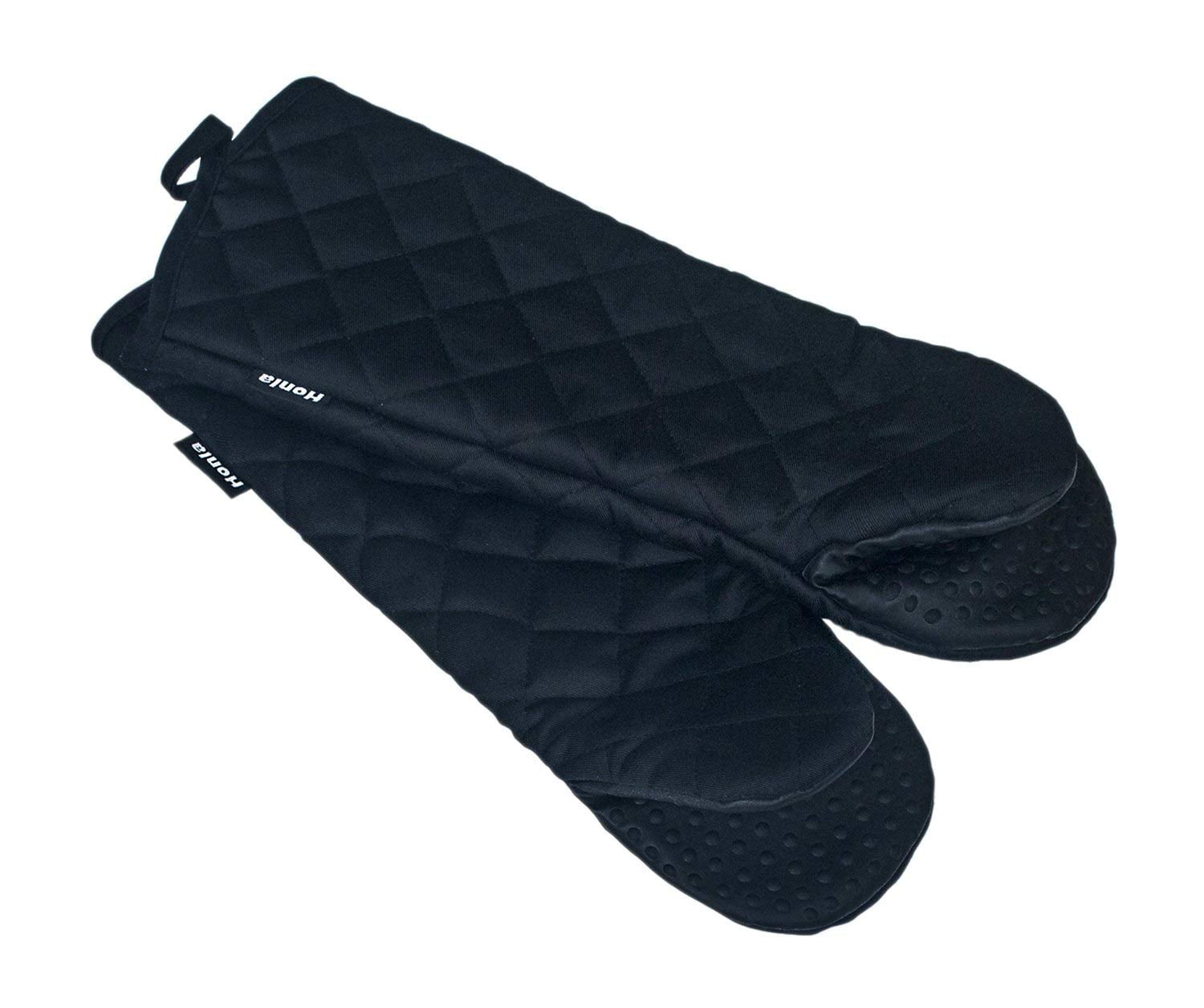 17Inch Extra Long Oven Mitts with NonSlip Silicone Grip Heat Resistant to 500¬∞ F,1 Pair of