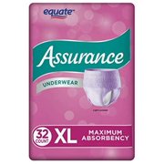 PACK OF 3 - Incontinence Underwear for Women, Maximum, XL, 32 Ct