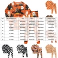 thumbnail image 3 of 8-9 Years Tween Girls Short Sleeve Print Shirts Tops Pants Outfits Pj Set For Girls Halloween Pajama Set, 3 of 9