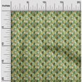 thumbnail image 2 of oneOone Viscose Chiffon Green Fabric Abstract Craft Projects Decor Fabric Printed By The Yard 42 Inch Wide, 2 of 5