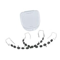 thumbnail image 1 of Decoraciones de dientes temporales con soporte de metal gancho para estudiantes con estuche con negro, 1 of 8