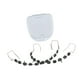 thumbnail image 1 of Decoraciones de dientes temporales con soporte de metal gancho para estudiantes con estuche con negro, 1 of 8