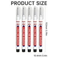 thumbnail image 6 of WMGHA 5 Pcs Long Head Deep Hole Marker -Multi-purpose Deep Hole Marker Pens Waterproof Deep Drill Hole Long Nib Marker for Carpenter Woodworking Hardware Machinist Tools,Quick Dry, 6 of 9