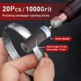 thumbnail image 3 of Juego de varillas de lija para lijar, 20 unidades, grano 1000, para Dremel, 3 of 6
