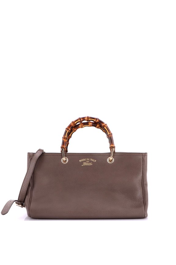 Pre-Owned Bamboo Shopper Tote Leather Medium By Rebag