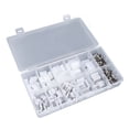 thumbnail image 4 of Connecteur de Terminal Block 2p à 5p 230 Pcs CH3.96MM Kit de Terminal Block 2p à 5p Connexion Sécurisée Connecteur de Terminal à Goupille Droite Assortiment, 4 of 7