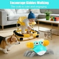thumbnail image 2 of Kifunppy Crawling Crab Baby Toy for 1 Year Old Boys Girls, Tummy Time Toys with Music and Lights Automatically Avoid Obstacles, Walking Crab Toy for Toddlers Ages 6+ Months, 2 of 8