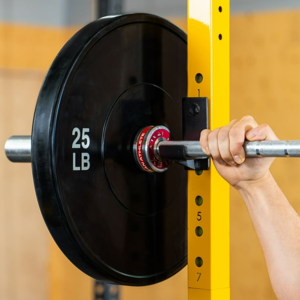 PRISP J Hooks for Squat Stand Compatible with 2 x 2 Inch Racks