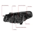 for 2015-2017 Toyota Camry Black Projector Headlights Lamps Pair Amber for sale online for 2015-2017 Toyota Camry Black Projector Headlights Lamps Pair Amber for sale online