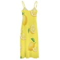 thumbnail image 6 of Lemons on Yellow Sleeveless Dress dresses summer Women's summer dresses, 6 of 6