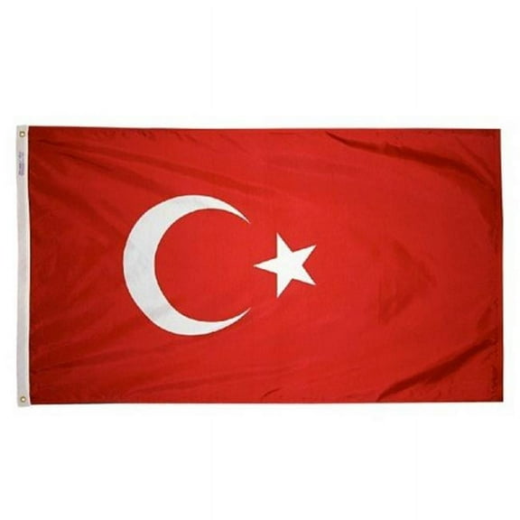 Annin Flagmakers 198606 2 ft. X 3 ft. Nyl-Glo Turkey Flag