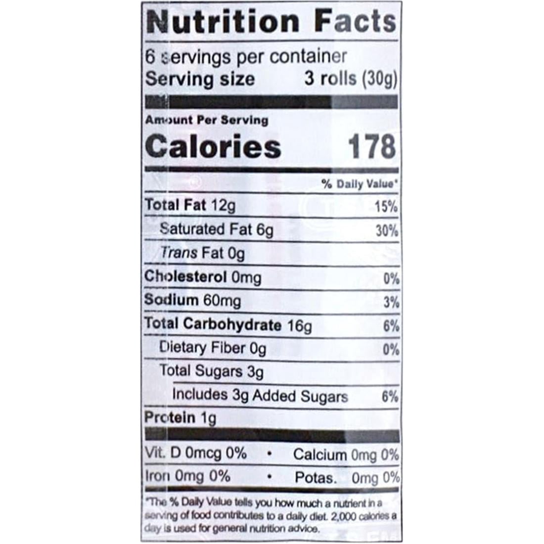 All natural Pei Tien Energy 99 rice cake roll 6.35oz (Pumkin Flavor, 4 Packs)