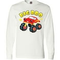 thumbnail image 3 of Inktastic Monster Truck Big Bro Long Sleeve T-Shirt, 3 of 5