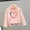 Pink, variant on SGFCWSX Oversized Sweatshirt for Girls Crew Neck Print Pullover Top Kids Fleece Lined Soft Sweatshirts Black Size 8 Years
