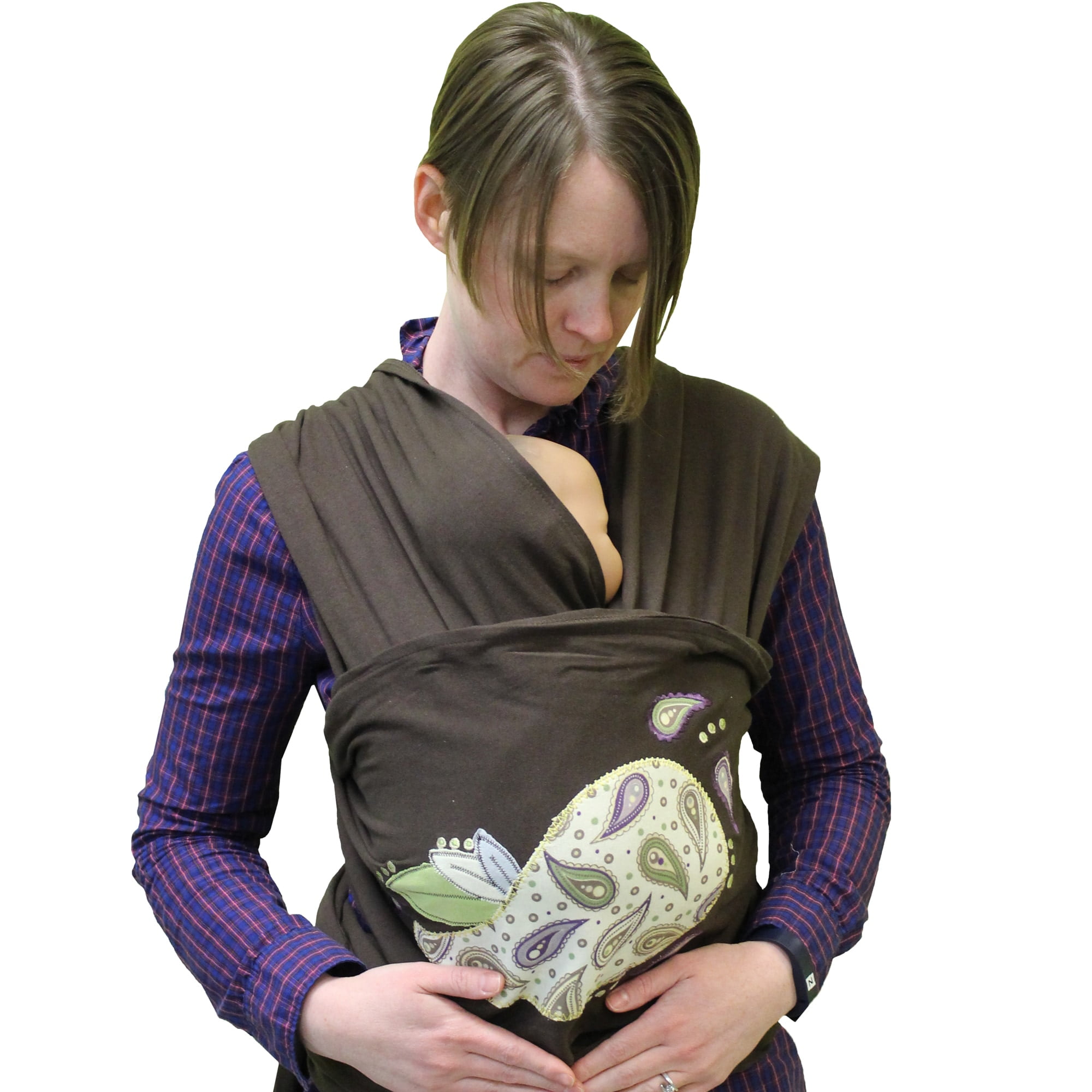 the peanut shell baby carrier