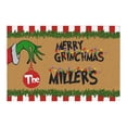 thumbnail image 2 of Mini Grinch Ornaments Christmas Door Mat Outdoor Welcome Mat For Front Door, Entryway Christmas Carpet, 23.7X 15.9 Inch Funny Door Mats , Anti-Slip Rug Decorations For Home, 2 of 3