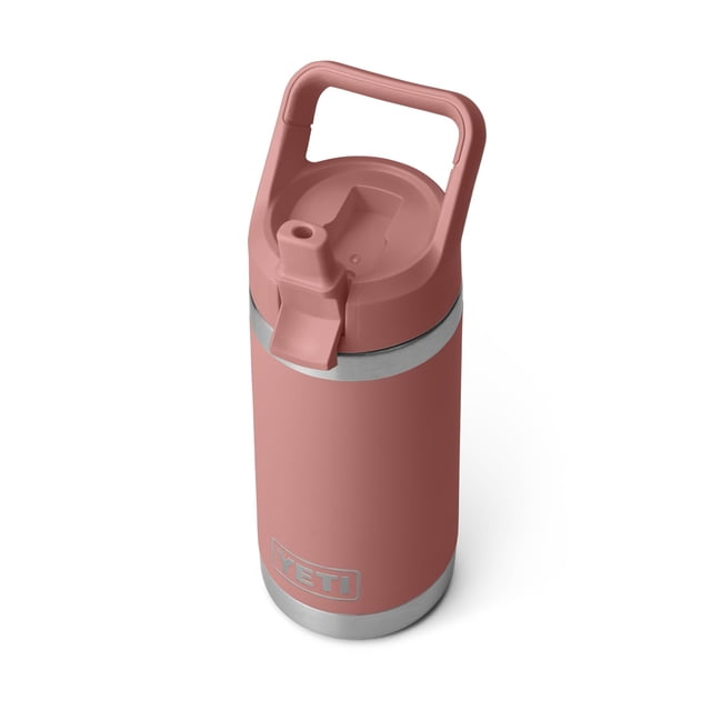 Botella YETI Rambler Jr. 350 ml para niños con tapón de pajita, color rosa arenisca