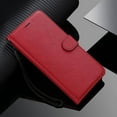 thumbnail image 3 of Retro Solid Color Wallet Case for Xiaomi Poco X4 Pro 5G, Business Fashion PU Leather w/Kickstand with Card Holder Flip Phone Cover for Xiaomi Poco X4 Pro 5G CS Red, 3 of 14
