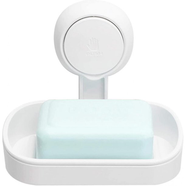 Soporte para jabón con ventosa sin perforaciones y ventosa extraíble Soporte para jabonera de pared con capacidad máxima de 5 kg Jabonera de pared resistente al agua y al aceite para ducha