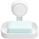 thumbnail image 1 of Soporte para jabón con ventosa sin perforaciones y ventosa extraíble Soporte para jabonera de pared con capacidad máxima de 5 kg Jabonera de pared resistente al agua y al aceite para ducha, 1 of 5