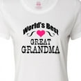 thumbnail image 4 of Inktastic World's Best Great Grandma Women's T-Shirt, 4 of 5