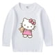 thumbnail image 2 of Hello kitty-Camiseta versátil de algodón con cuello redondo para niños y niñas, top de manga larga, ropa para niños de primavera y otoño, 2 of 5