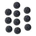 thumbnail image 1 of 10 cuentas de 20 mm con agujeros grandes, brillantes, coloridas, para joyería, fabricación de joyas, bolígrafos, llaveros, collares, redondas y brillantes., 1 of 7