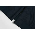 thumbnail image 4 of MYJAJAYI Men’s Varsity Bomber Jacket wind breakers male jackets Casual Baseball Jacket Street wear Jacket Coat Dark Blue Size S, 4 of 5