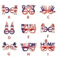 thumbnail image 4 of 4th Of July American Flag Glasses,Patriotic Party Sunglasses,Red White And Blue Eyewear,July 4th Party Supplies,Red White And Blue Party Favors,1PC, 4 of 5