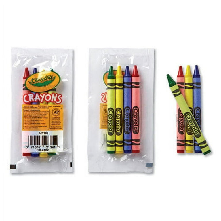 Classic Color Cello Pack Party Favor Crayons, 4 Colors/Pack, 360 Packs/Carton Classic Color Cello Pack Party Favor Crayons, 4 Colors/Pack, 360 Packs/Carton
