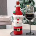 thumbnail image 1 of Christmas Wine Bottle Cover with Creative Knitted Santa Claus,for Holiday Party Decoration and Table Decoration, 1 of 5