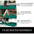 thumbnail image 3 of A1HC Indoor Outdoor Mat, Front and Back Entrance Welcome Mats, Large Front Door Patio Mats 24x36 Inches, Non-Slip Easy Clean Entrance Washable Large Size Doormats, Green, 3 of 7