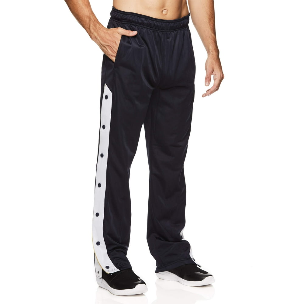 AND1 AND1 Men's Triple Threat Fleece Tear Away Basketball Pants
